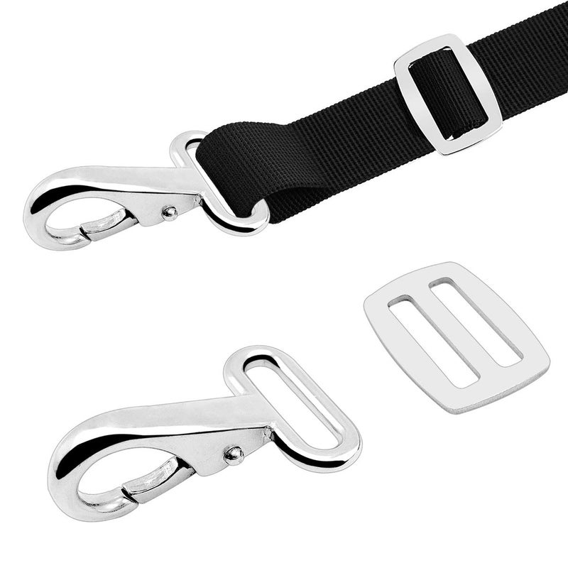 Amadget 316 Stainless Steel Bimini Strap Snaps Hooks and Sliders for 1" Straps, Bimini Top Boat top (2 PCS Hooks and 2 PCS Sliders) - Image 3